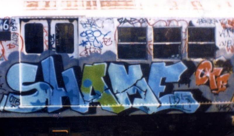 shame graffiti newyork subway