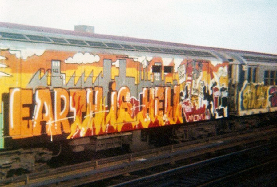 graffiti classics newyork subway legend lee earth is hell