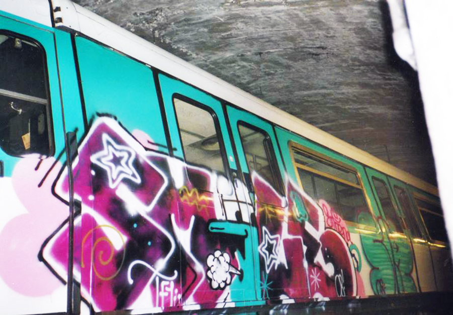 graffiti subway paris tunnel smole smolito tf1