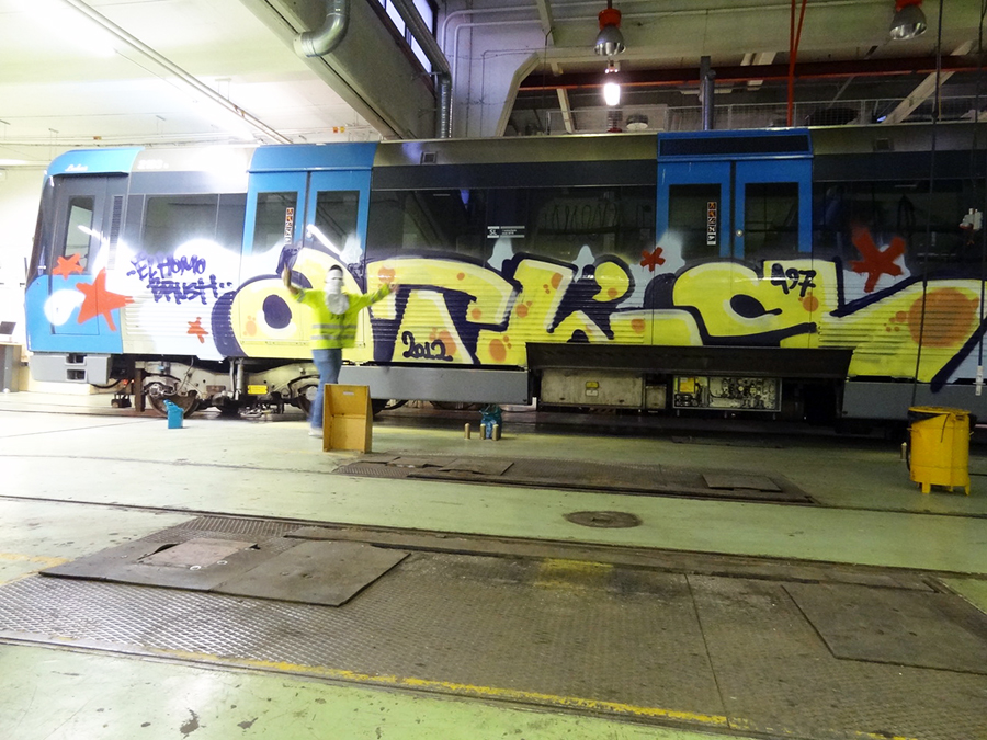 subway graffiti stockholm atl atls tunnelbana