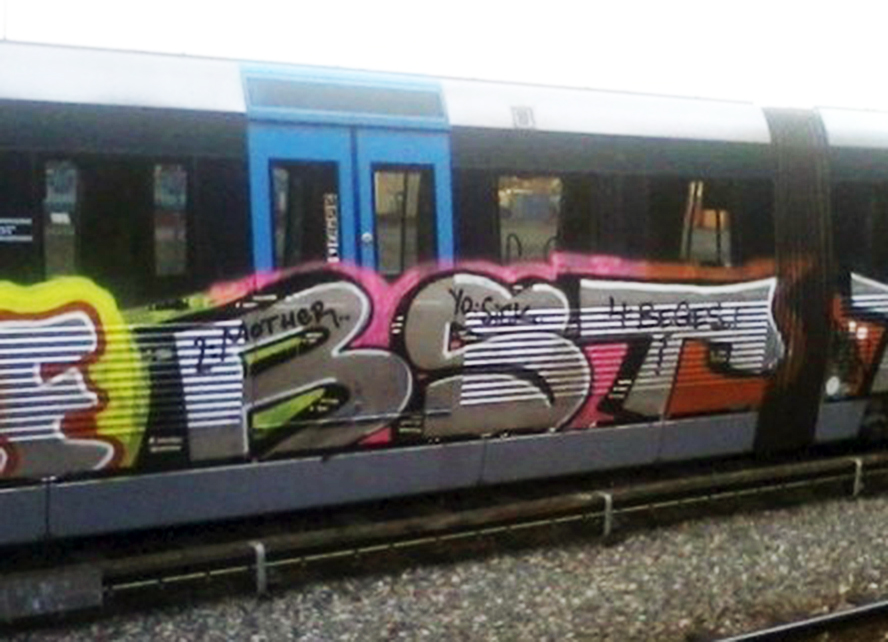subway graffiti stockholm bst tunnelbana