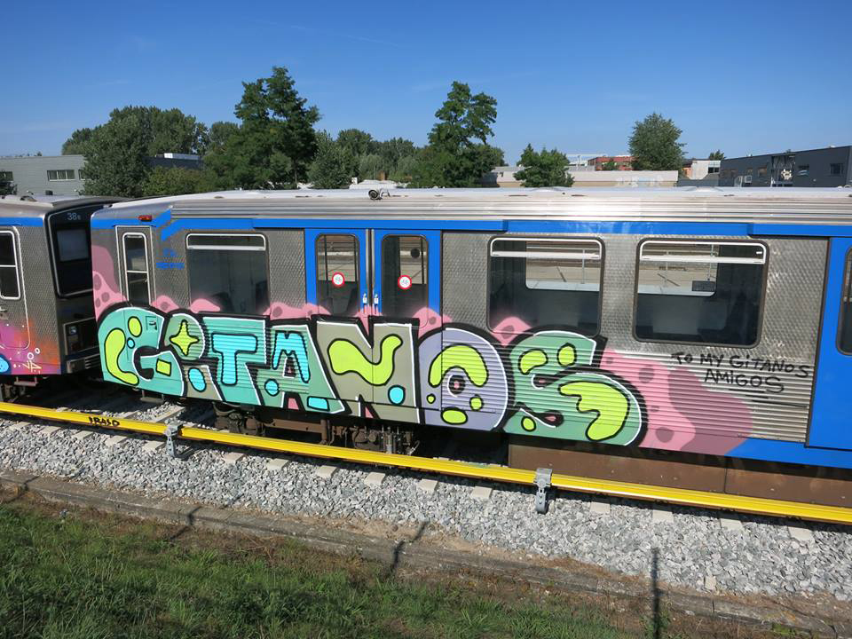 graffiti subway amsterdam fofs gitanos