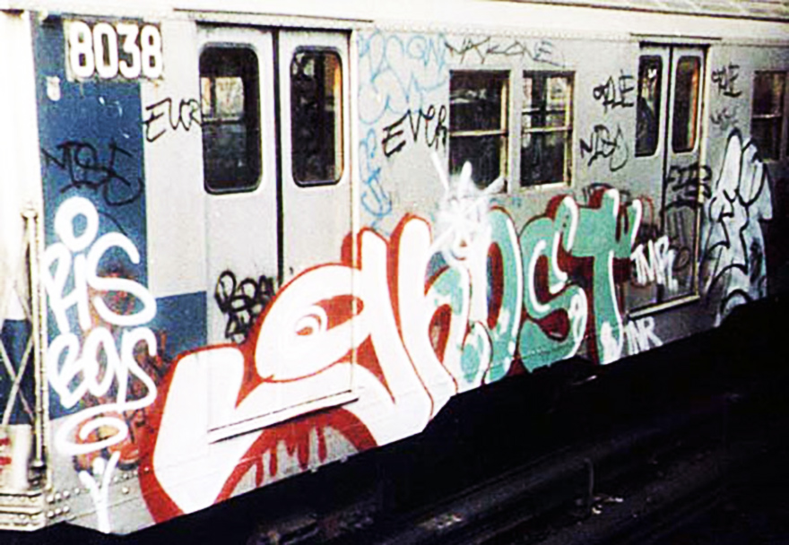 graffiti subway nyc newyork ris crew ghost