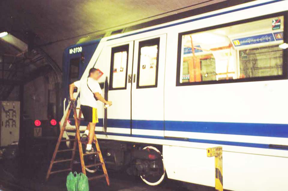 graffiti subway madrid spain wholecar