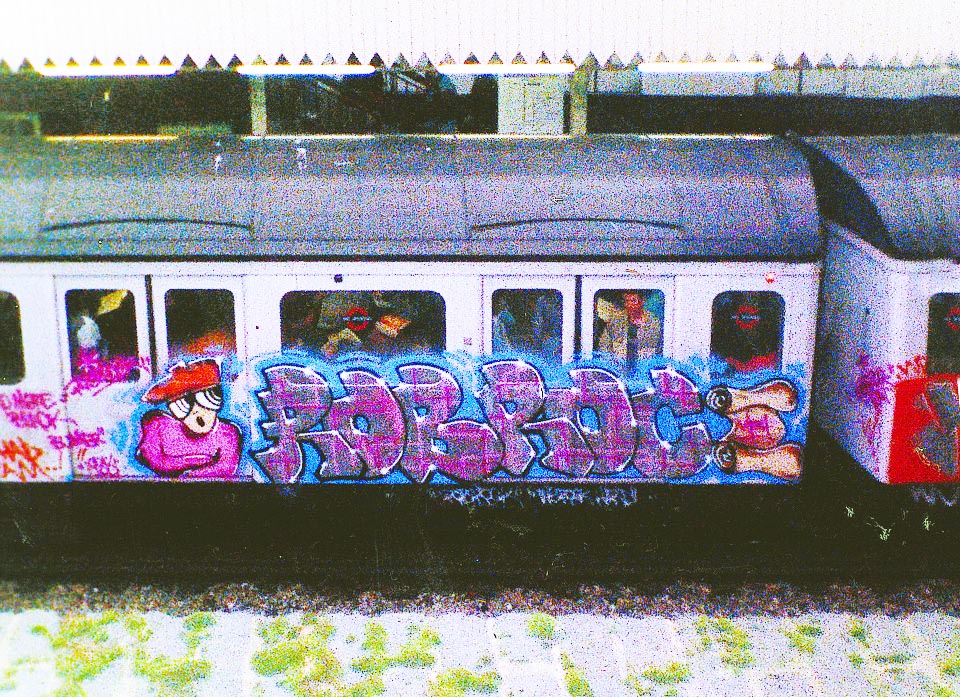 graffiti subway london 1988 tube underground kingrobbo rip 