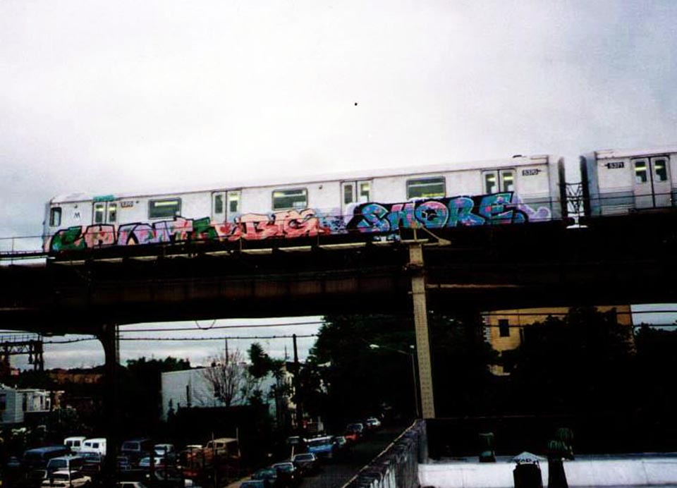 graffiti subway nyc newyork usa chintz big shore kingshit backinthedays