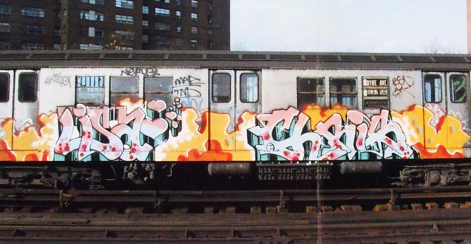 graffiti subway nyc newyork classic lisa chris e2e