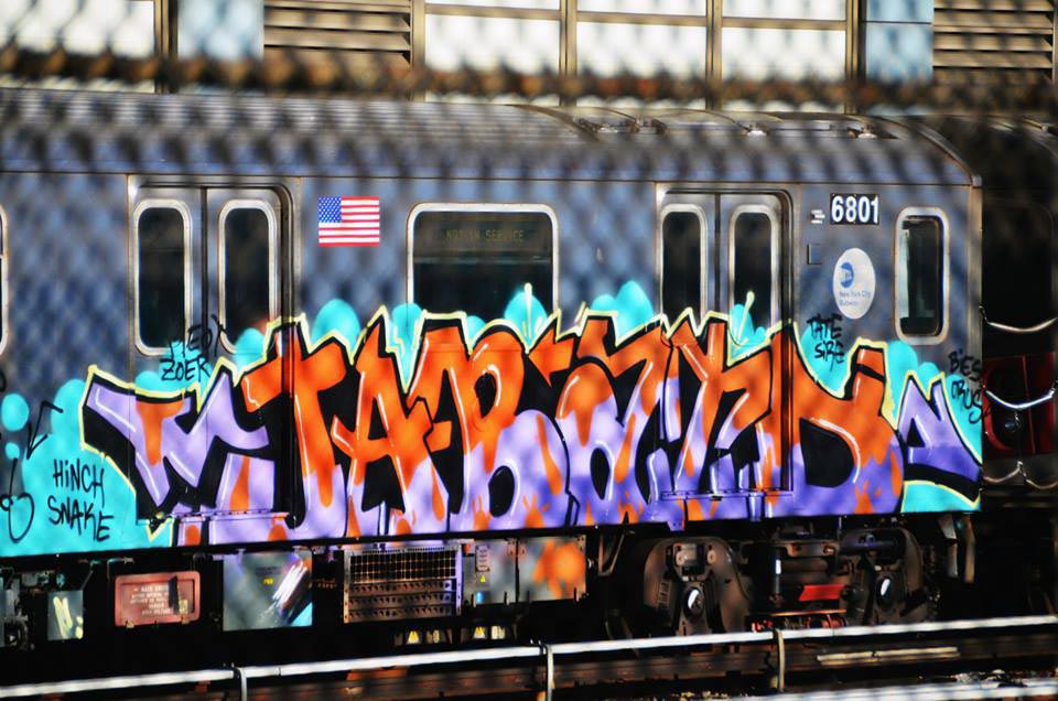 graffiti subway train nyc newyork 2015 usa