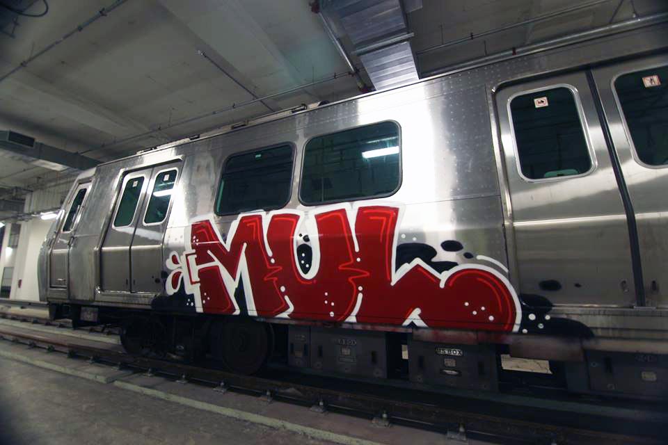 graffiti train subway mul 