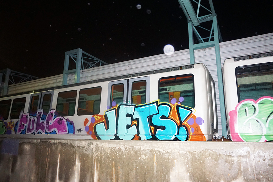 graffiti train subway marseille france jets