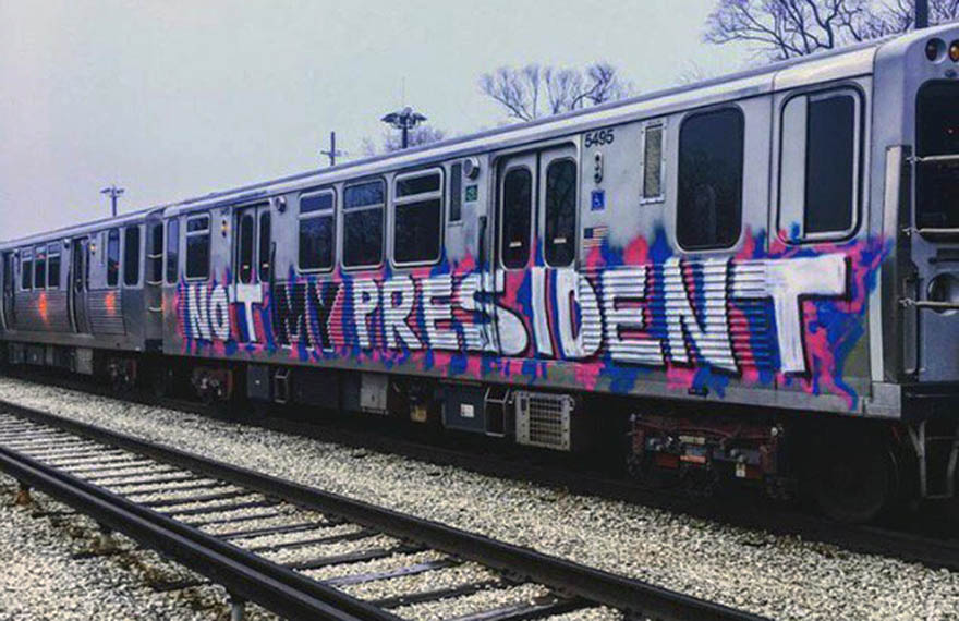 graffiti train subway chicago usa 2017 wethepeople