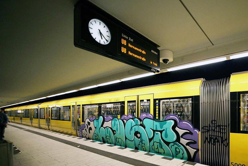 graffiti writing train subway subwayart berlin germany 