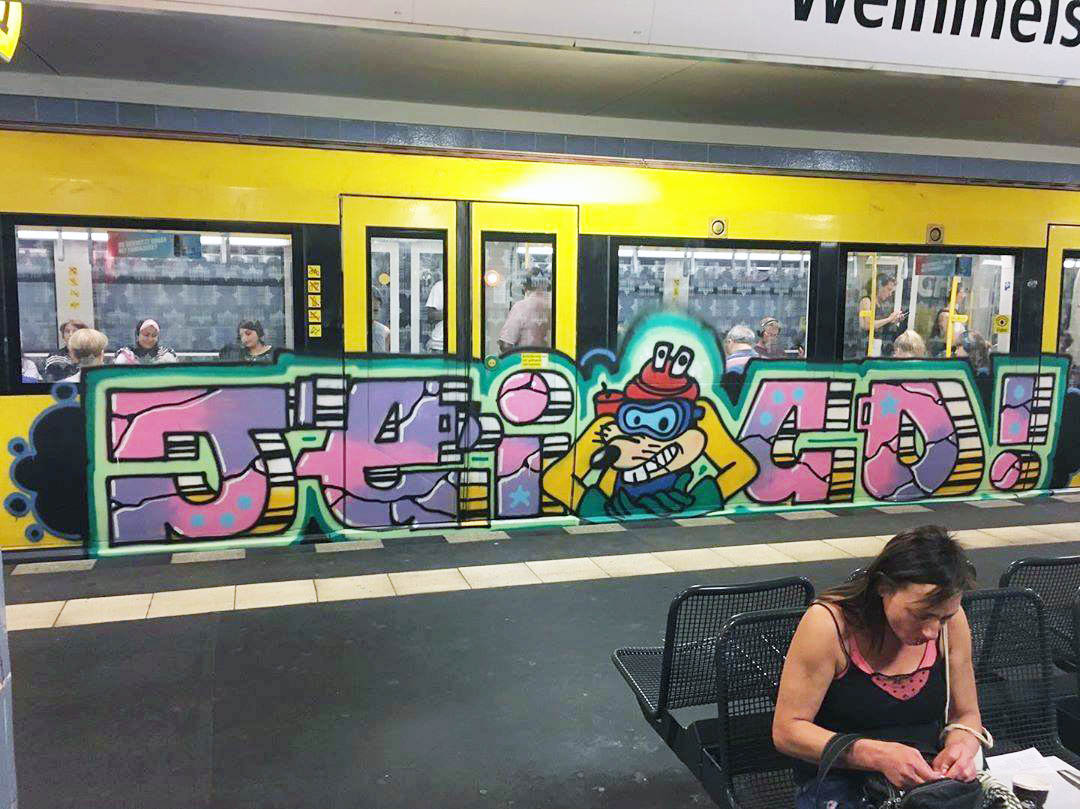 graffiti writing subway subwayart subwaytrain jeico berlin 2019