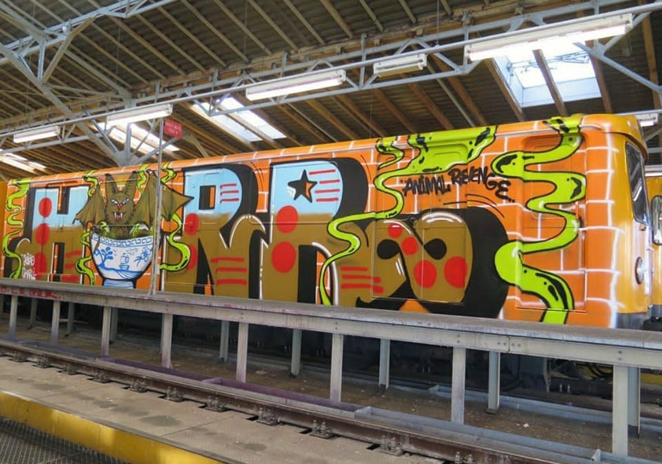 graffiti subway subwayart egowar egowarmagazine writing culture